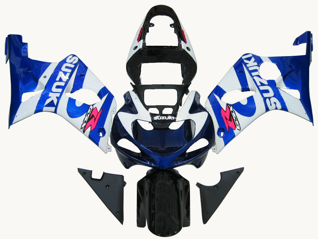 2000-2002 Suzuki GSXR 1000 Blue & Black GSXR Racing Amotopart Fairings