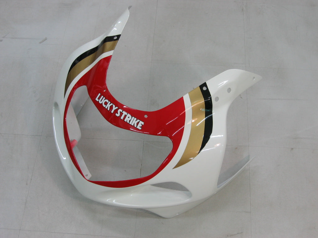 2000-2002 Suzuki GSXR 1000 White & Red Lucky Strike Racing Amotopart Fairings