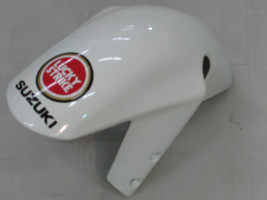 2000-2002 Suzuki GSXR 1000 White & Red Lucky Strike Racing Amotopart Fairings