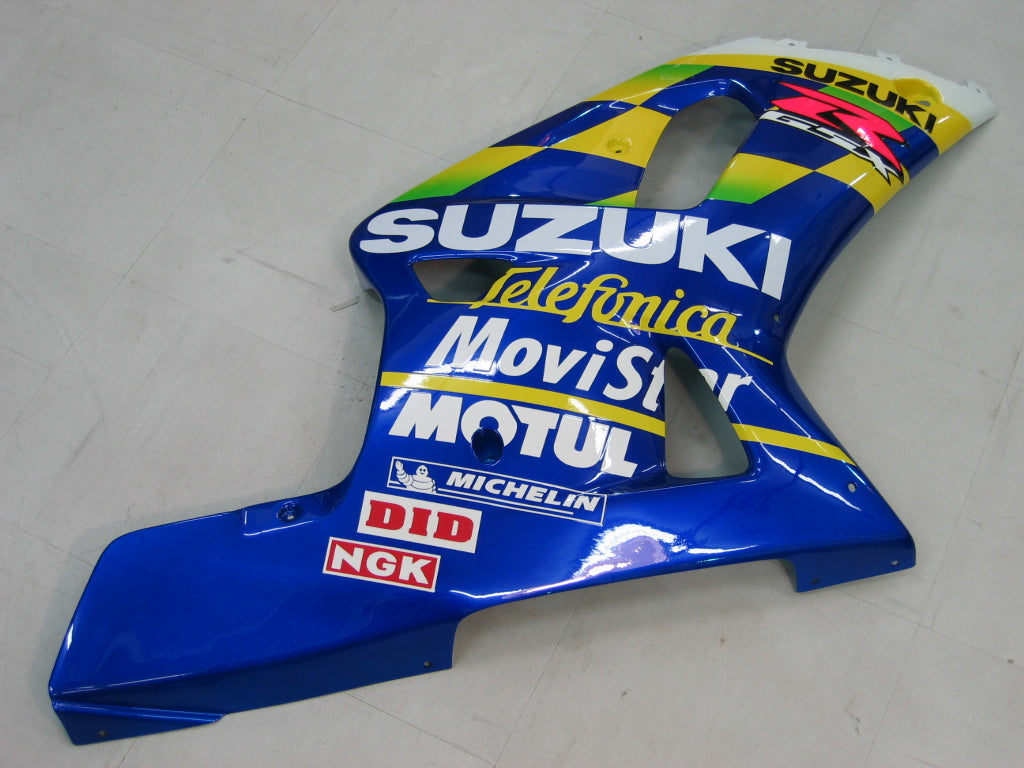 2000-2002 Suzuki GSXR 1000 Blue Movistar Racing Amotopart Fairings