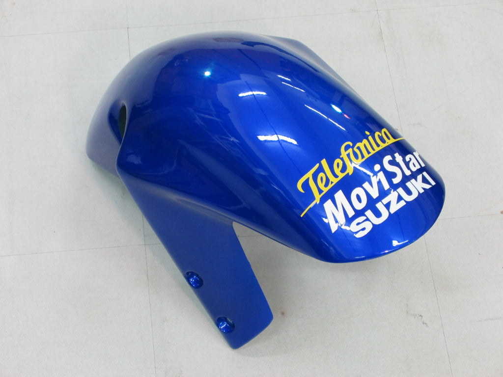 2000-2002 Suzuki GSXR 1000 Blue Movistar Racing Amotopart Fairings