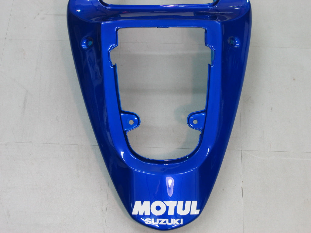 2000-2002 Suzuki GSXR 1000 Blue & White Motul Racing Amotopart Fairings