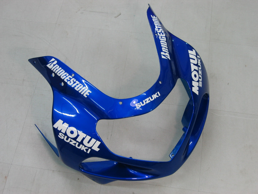 2000-2002 Suzuki GSXR 1000 Blue & White Motul Racing Amotopart Fairings