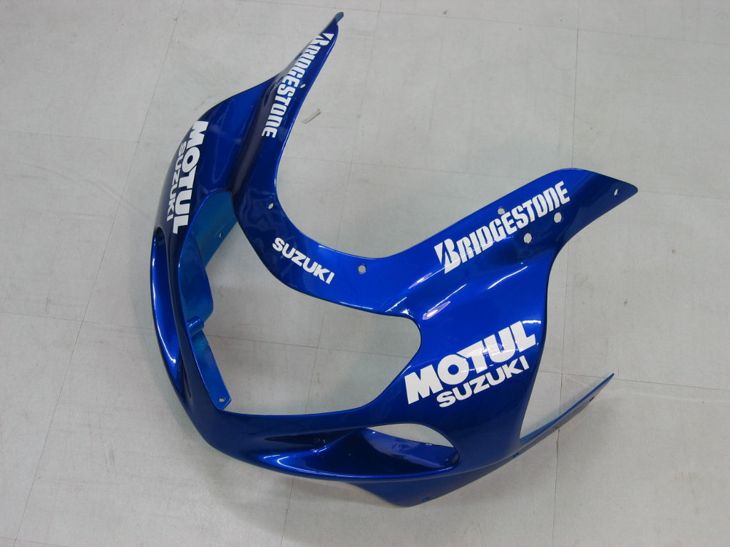 2000-2002 Suzuki GSXR 1000 Blue & White Motul Racing Amotopart Fairings