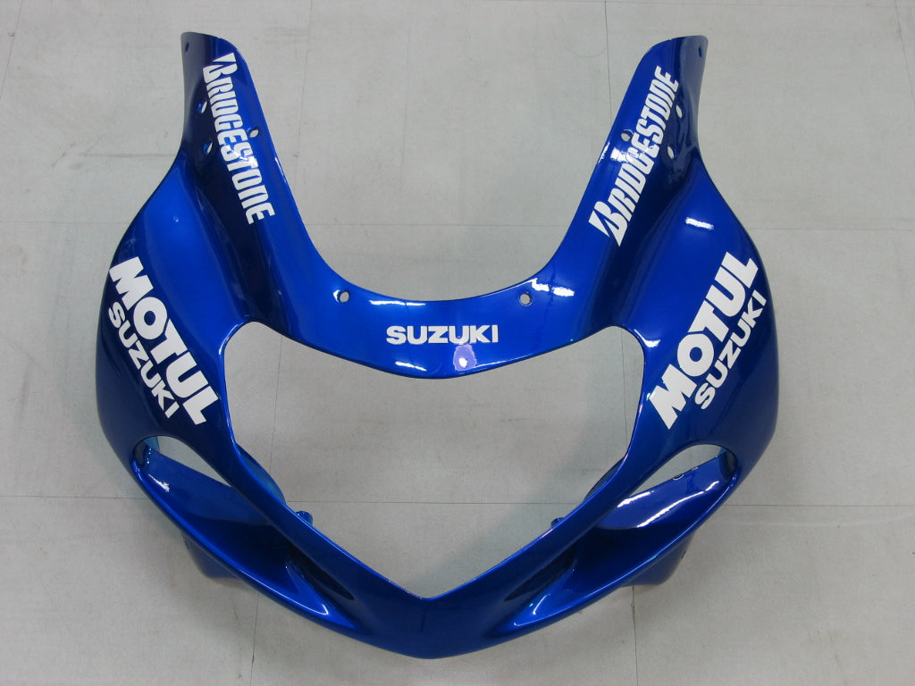 2000-2002 Suzuki GSXR 1000 Blue & White Motul Racing Amotopart Fairings