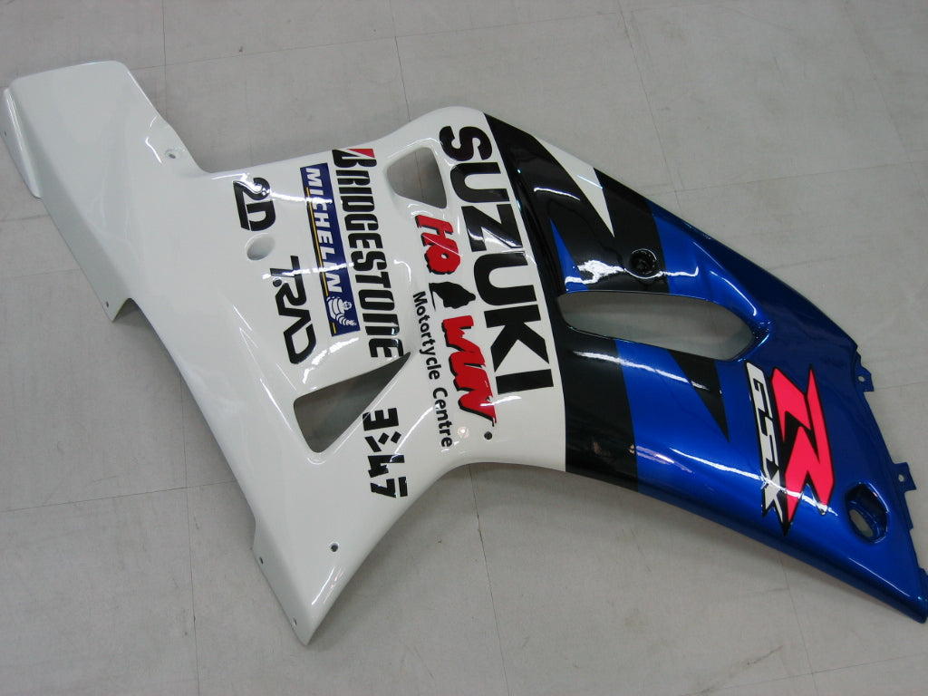 2000-2002 Suzuki GSXR 1000 Blue & White Motul Racing Amotopart Fairings