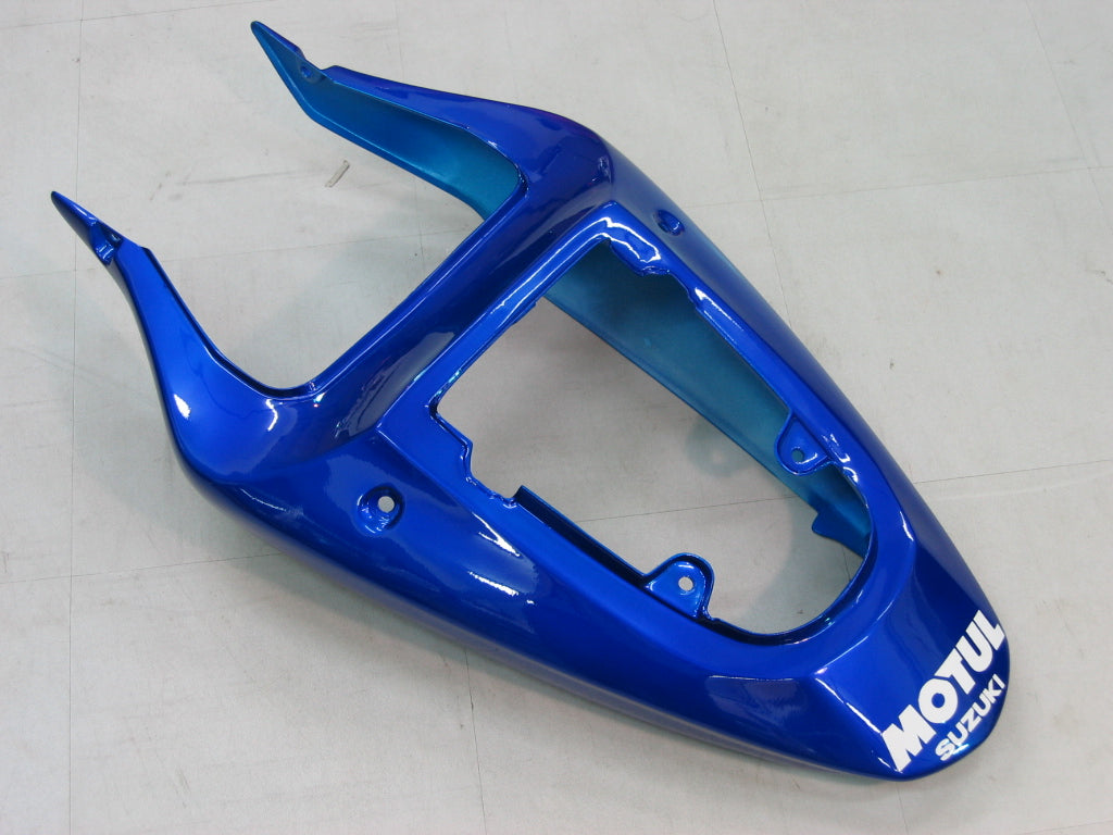 2000-2002 Suzuki GSXR 1000 Blue & White Motul Racing Amotopart Fairings