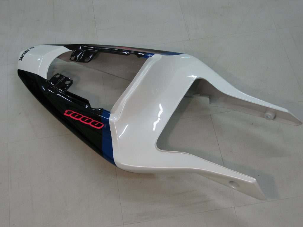 2003-2004 Suzuki GSXR 1000 White & Blue GSXR Racing Amotopart Fairings