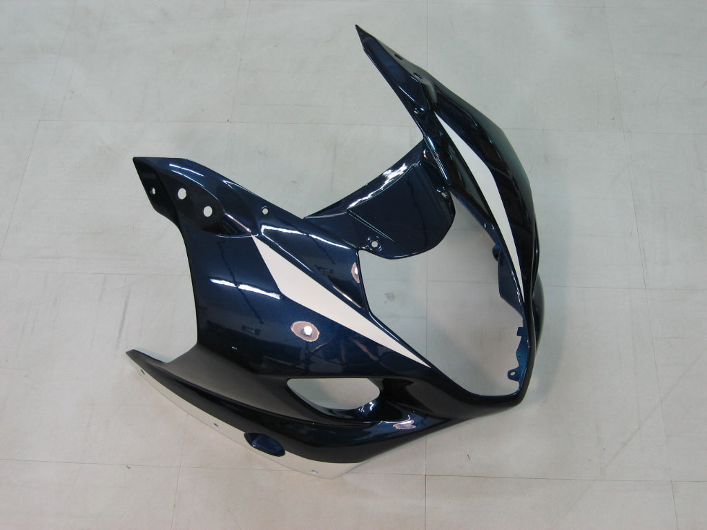 2003-2004 Suzuki GSXR 1000 White & Blue GSXR Racing Amotopart Fairings