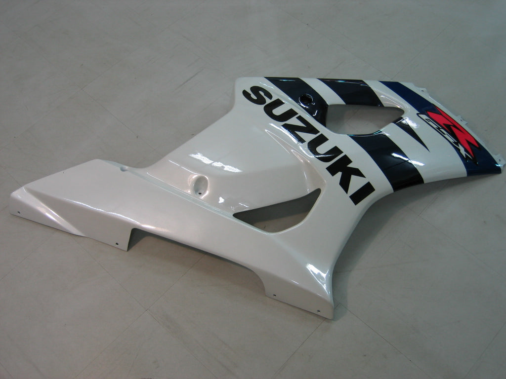 2003-2004 Suzuki GSXR 1000 White & Blue GSXR Racing Amotopart Fairings