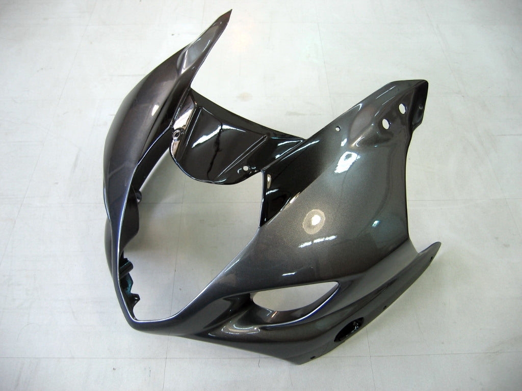 2003-2004 Suzuki GSXR 1000 Silver & Black GSXR Racing Amotopart Fairings