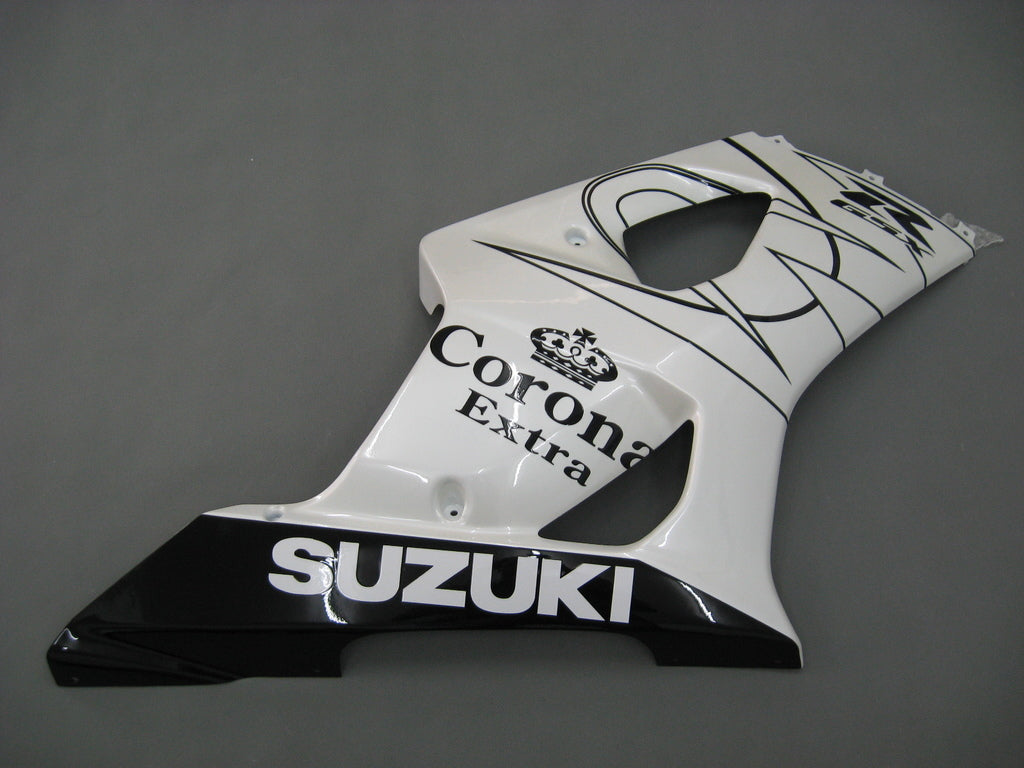 2003-2004 Suzuki GSXR 1000 White Corona GSXR Racing Amotopart Fairings