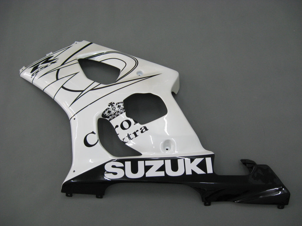 2003-2004 Suzuki GSXR 1000 White Corona GSXR Racing Amotopart Fairings