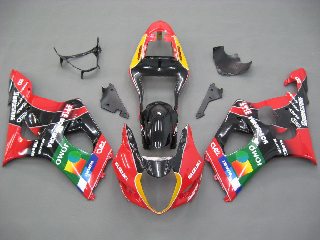 2003-2004 Suzuki GSXR1000 Amotopart Injection Fairing Kit Bodywork Plastic ABS #13