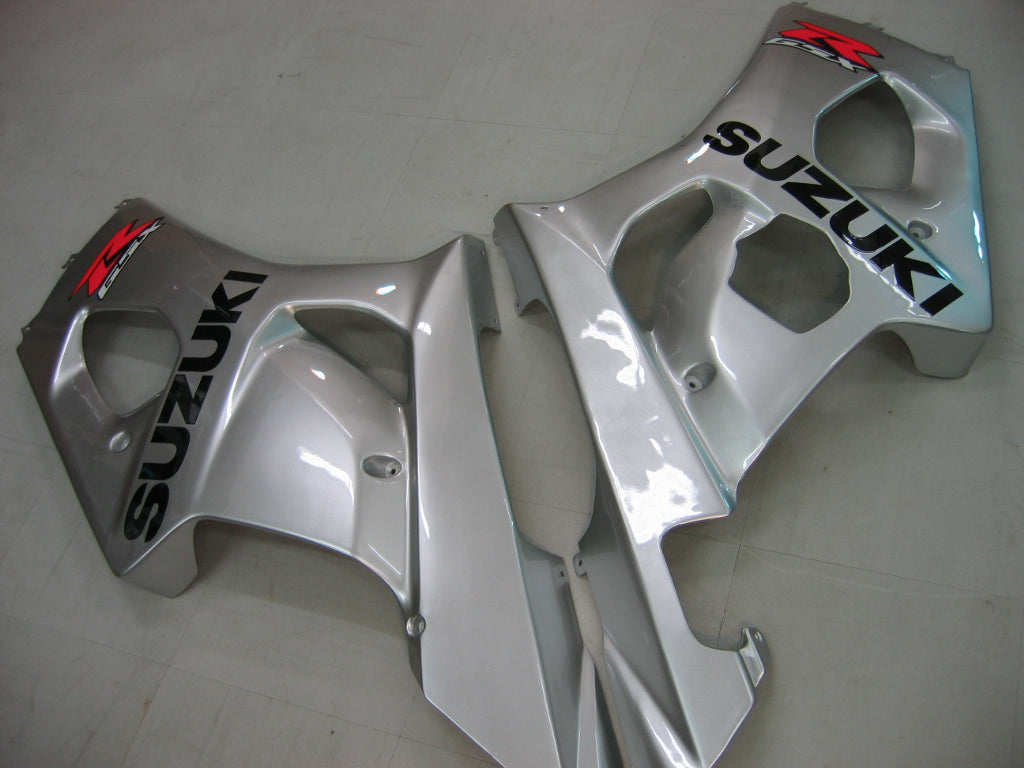 2003-2004 Suzuki GSXR 1000 Silver GSXR Racing Amotopart Fairings