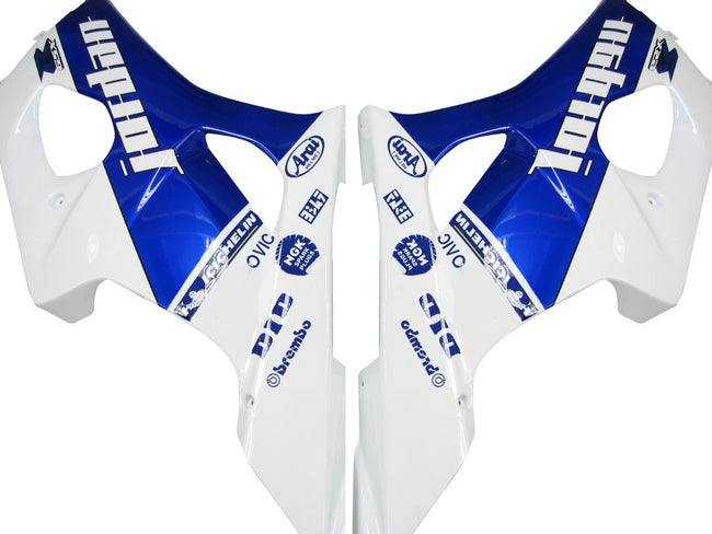 2003-2004 Suzuki GSXR 1000 White & Blue Jordan Racing Amotopart Fairings