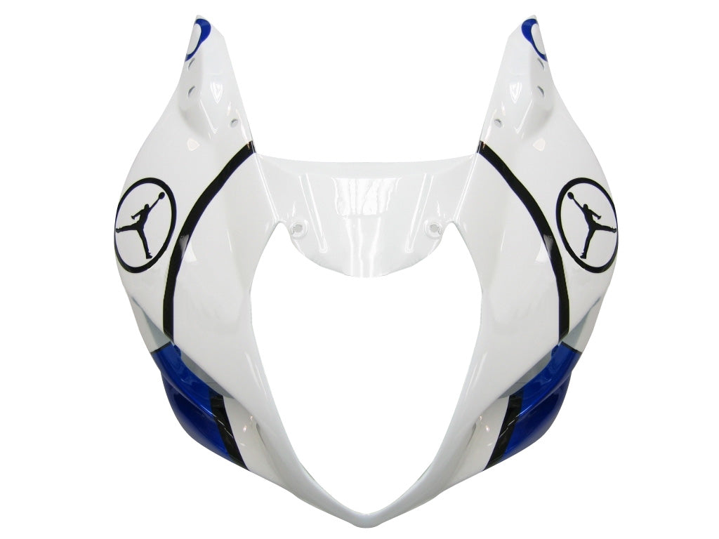 2003-2004 Suzuki GSXR 1000 White & Blue Jordan Racing Amotopart Fairings