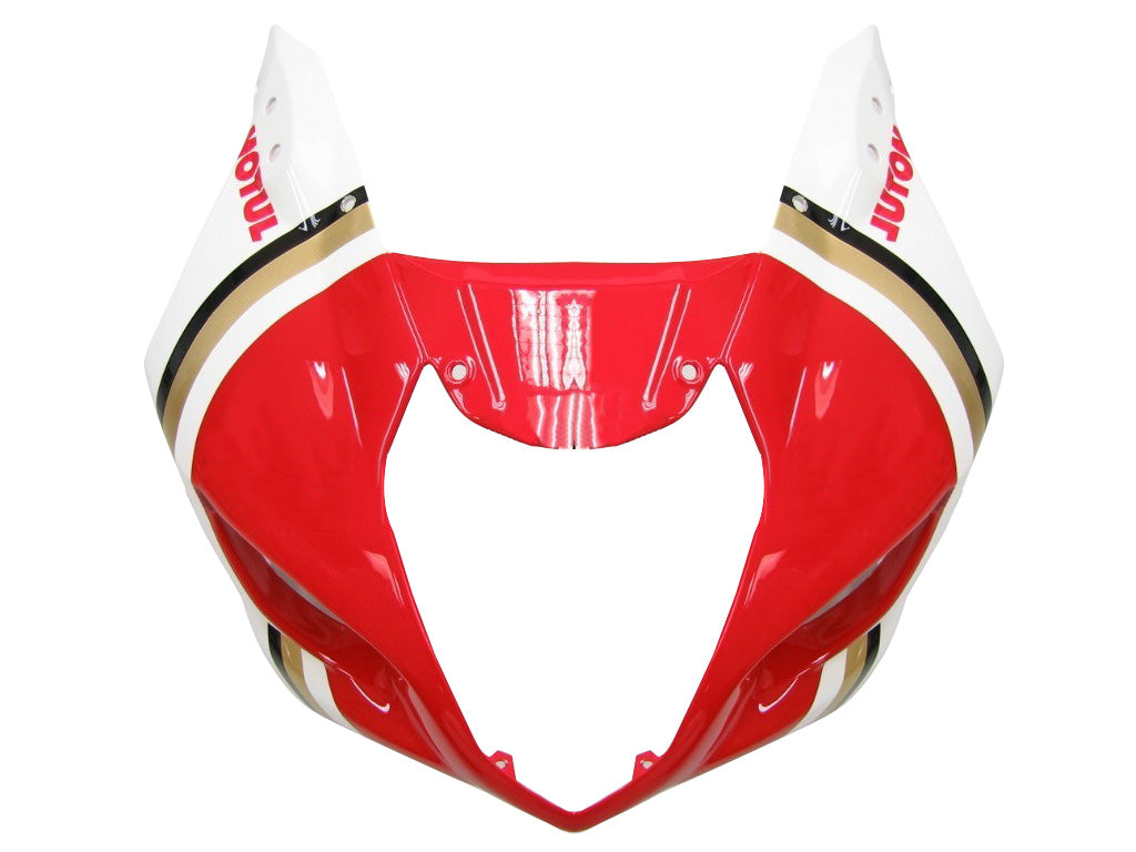 2003-2004 Suzuki GSXR 1000 White and Red Lucky Strike Racing Amotopart Fairings