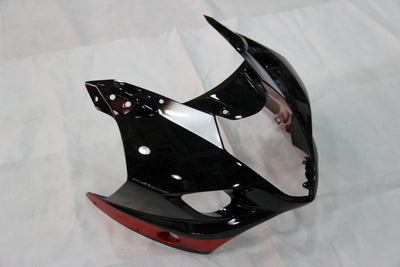 For GSXR1000 2003-2004 Bodywork Fairing Black Red ABS Injection Molded Plastics Set