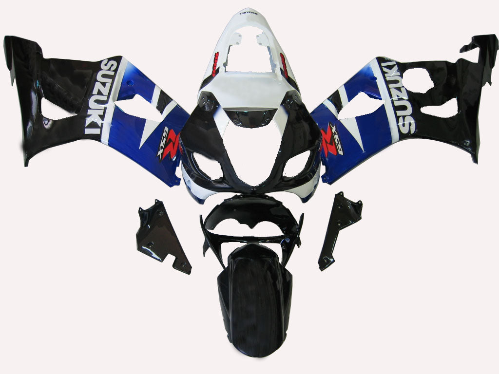 2003-2004 Suzuki GSXR1000 Amotopart Fairing Black&Blue Kit