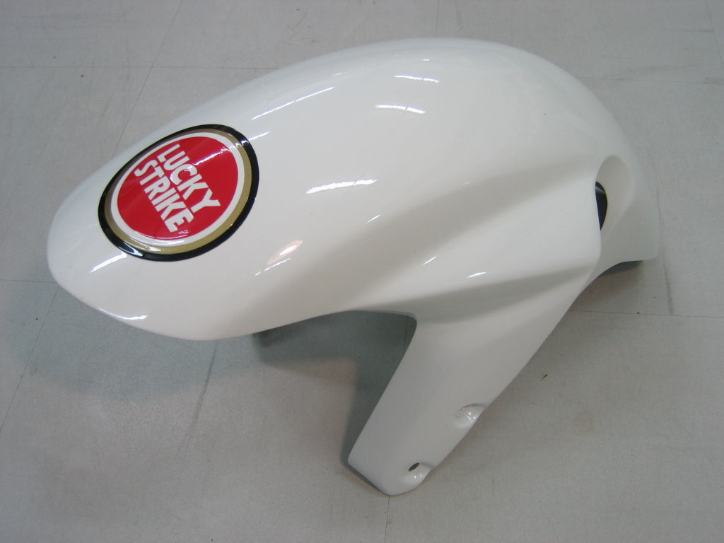 2003-2004 Suzuki GSXR 1000 White & Red Lucky Strike Racing Amotopart Fairings