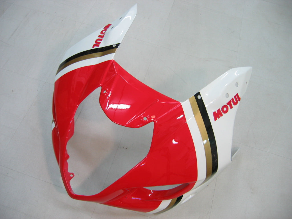 2003-2004 Suzuki GSXR 1000 White & Red Lucky Strike Racing Amotopart Fairings