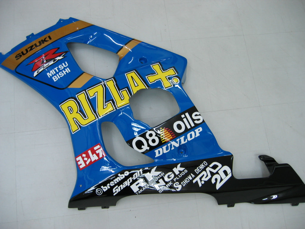 2003-2004 Suzuki GSXR 1000 Blue Rizla Racing Amotopart Fairings