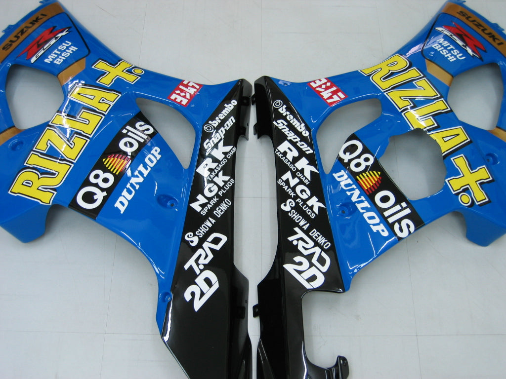 2003-2004 Suzuki GSXR 1000 Blue Rizla Racing Amotopart Fairings