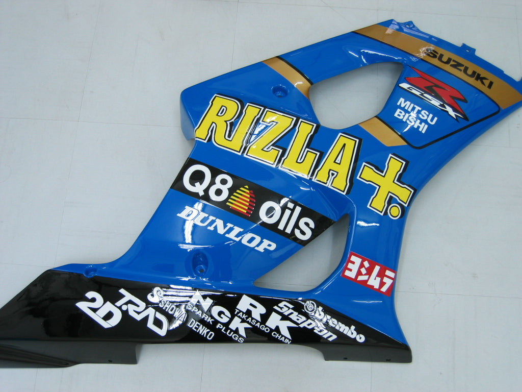 2003-2004 Suzuki GSXR 1000 Blue Rizla Racing Amotopart Fairings