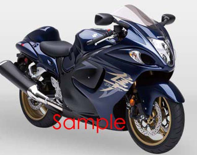 2008-2020 Suzuki GSX 1300 Hayabusa Blue Dark Metallic Hayabusa Racing Amotopart Fairings