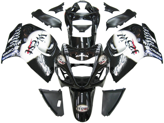 2008-2020 Suzuki GSX 1300 Hayabusa Black WEST Racing Amotopart Fairings