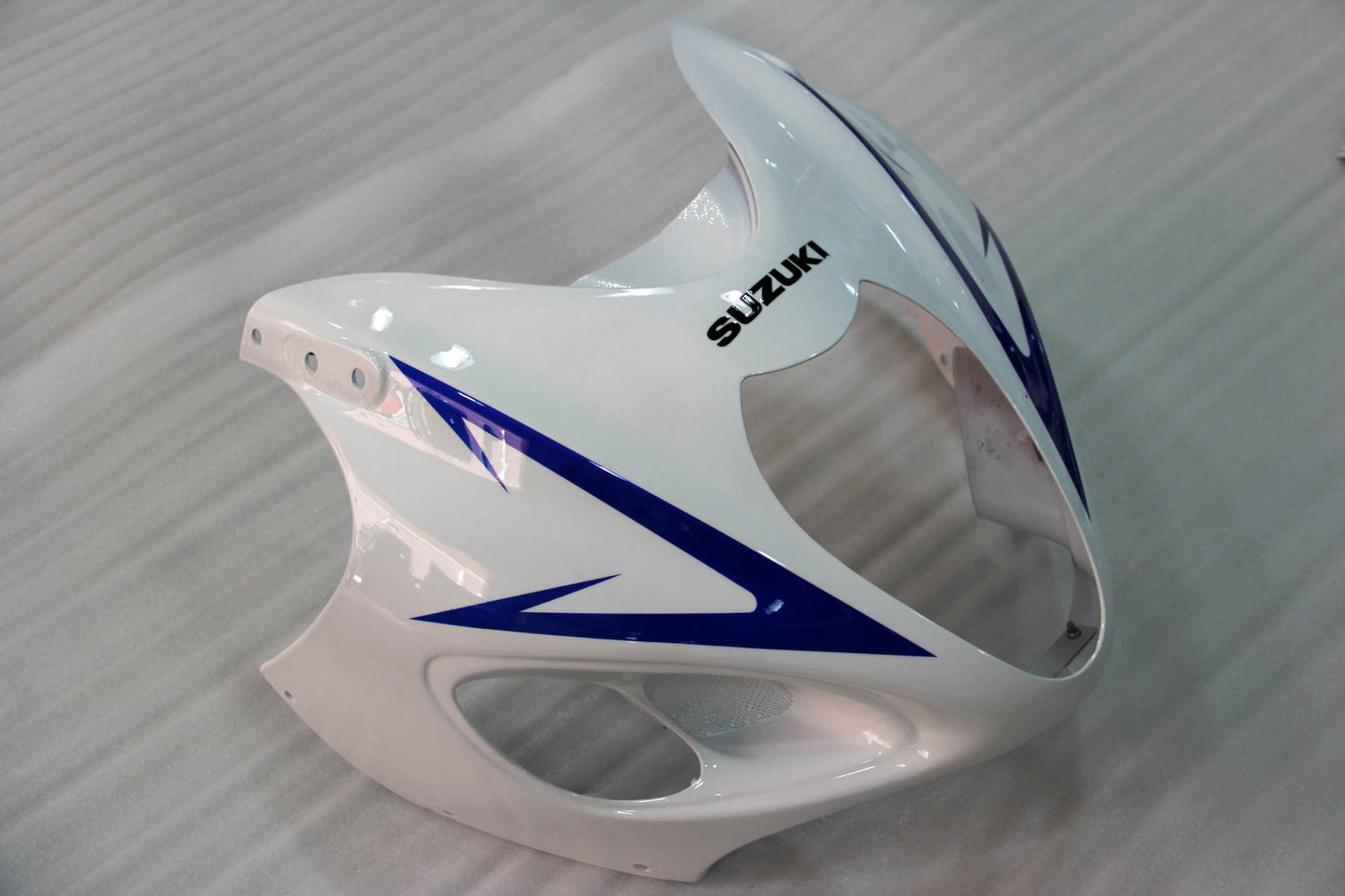 2008-2020 Suzuki GSX 1300 Hayabusa White Grey Blue Racing Amotopart Fairings