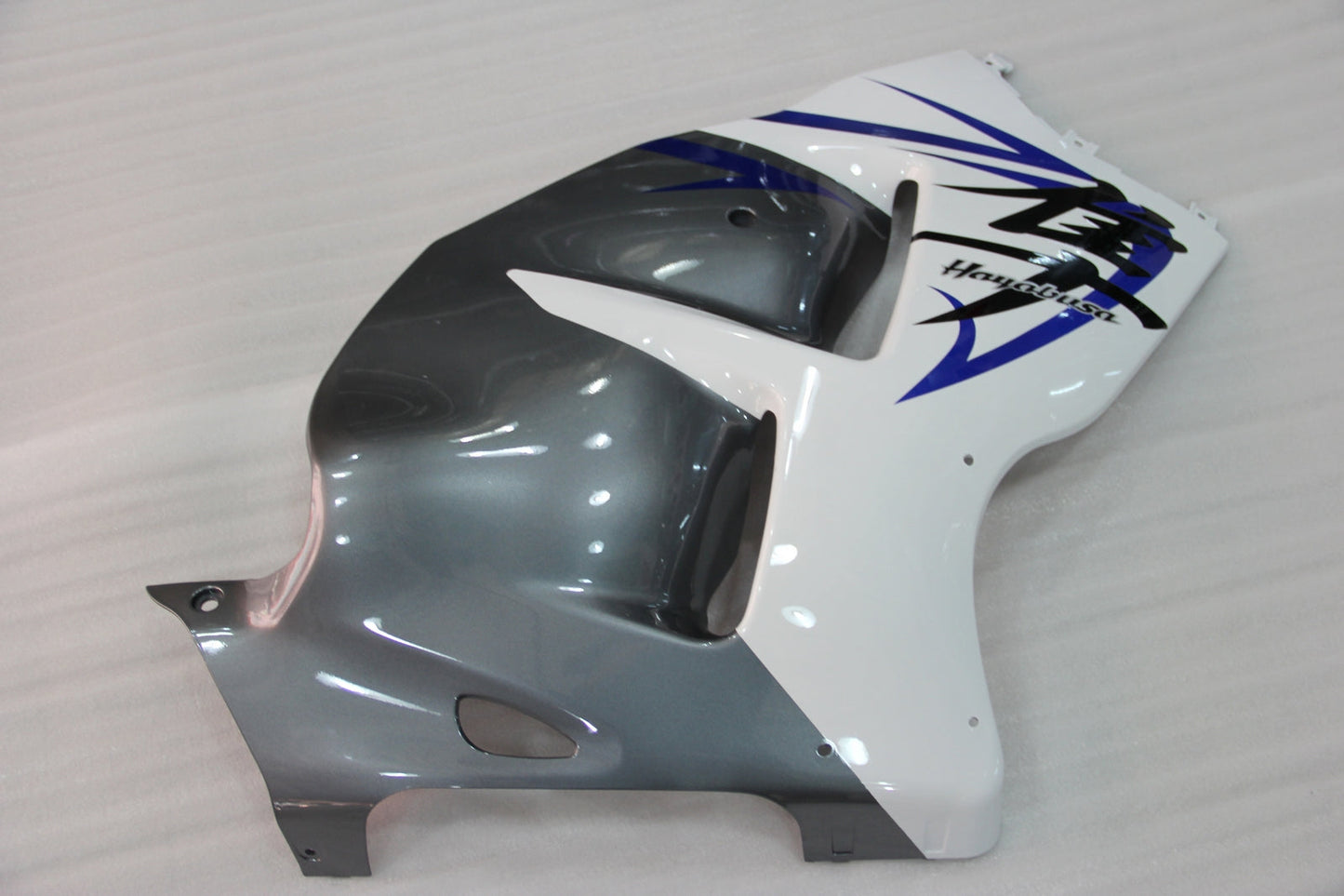 2008-2020 Suzuki GSX 1300 Hayabusa White Grey Blue Racing Amotopart Fairings