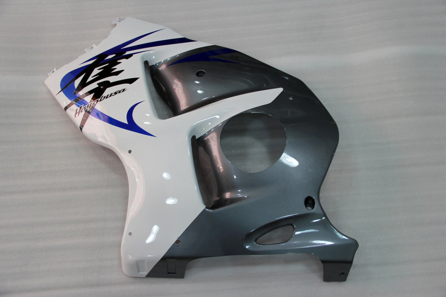 2008-2020 Suzuki GSX 1300 Hayabusa White Grey Blue Racing Amotopart Fairings