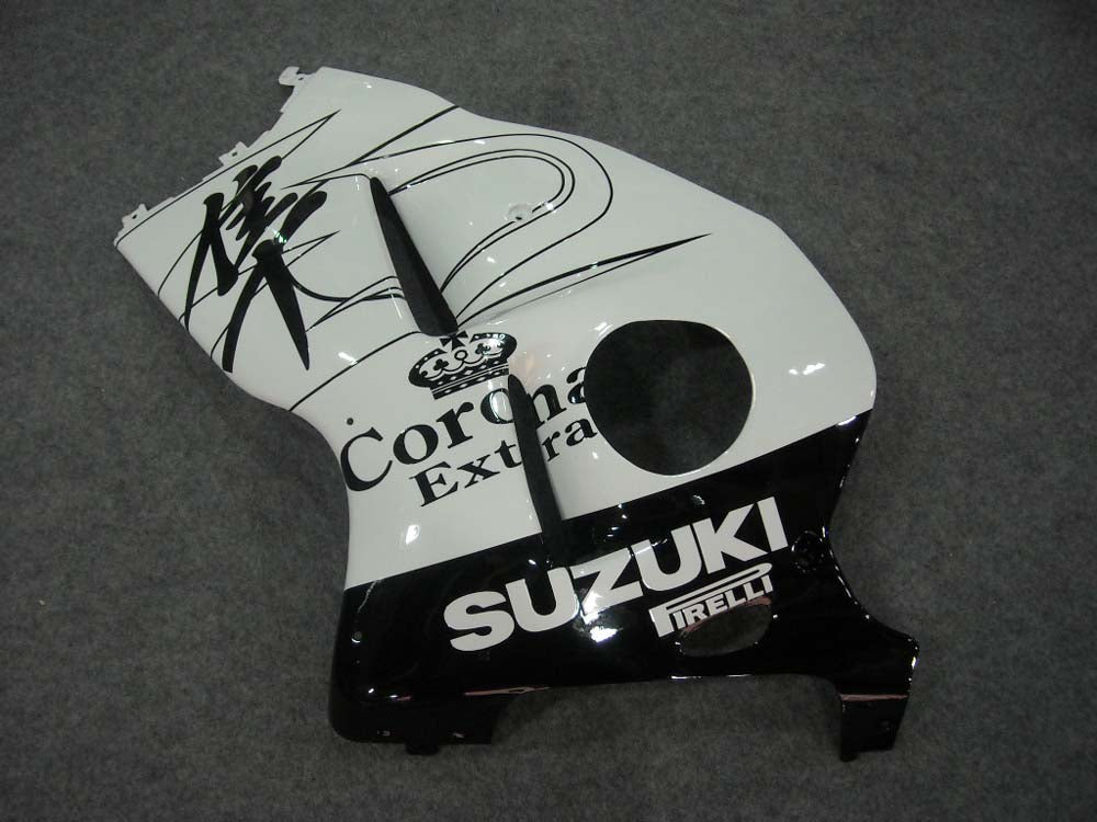 1999-2007 Suzuki GSX1300 Hayabusa Amotopart Fairings White Alstare Corona Racing