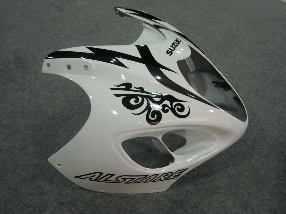 1999-2007 Suzuki GSX1300 Hayabusa Amotopart Fairings White Alstare Corona Racing