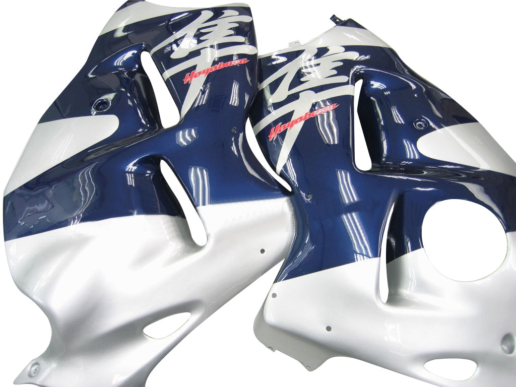 1999-2007 Suzuki GSX1300 Hayabusa Amotopart Fairings Blue and Silver Hayabusa Racing