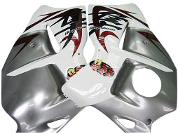 1999-2007 Suzuki GSX1300 Hayabusa Amotopart Fairings White & Silver Hayabusa Racing