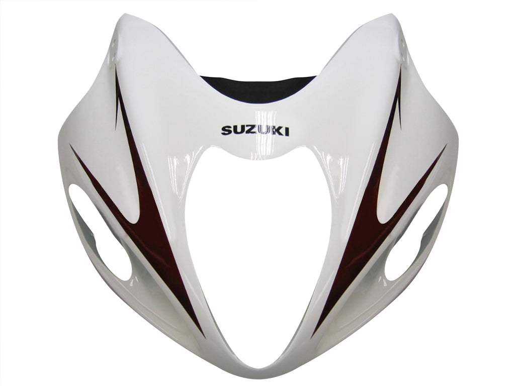 1999-2007 Suzuki GSX1300 Hayabusa Amotopart Fairings White & Silver Hayabusa Racing