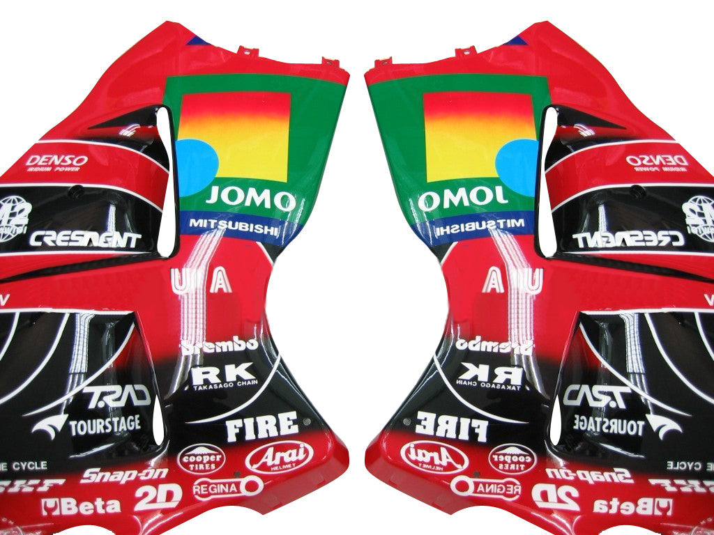 1999-2007 Suzuki GSX1300 Hayabusa Amotopart Fairings Red Black Jomo Racing