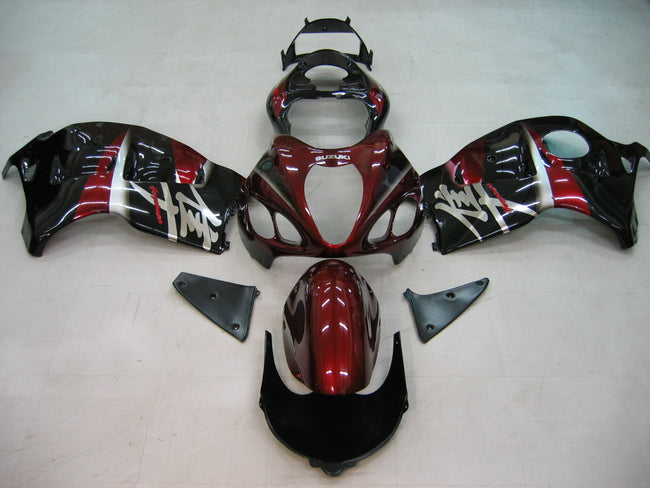 1999-2007 Suzuki Hayabusa GSX1300R Amotopart Fairing G-Black&Red Kit