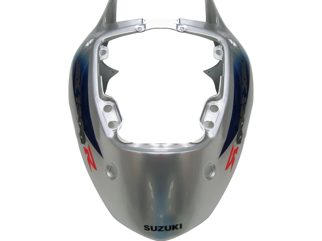 1999-2007 Suzuki GSX1300 Hayabusa Amotopart Fairings Silver and Blue Hayabusa Racing