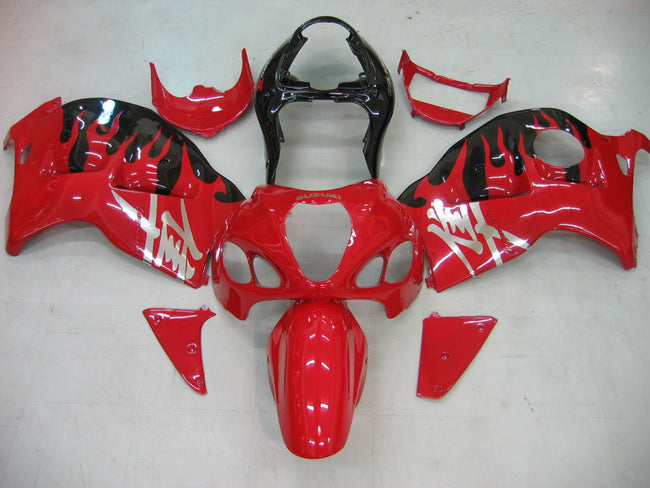 1999-2007 Suzuki GSX1300 Hayabusa Amotopart Fairings Red & Black Hayabusa Racing