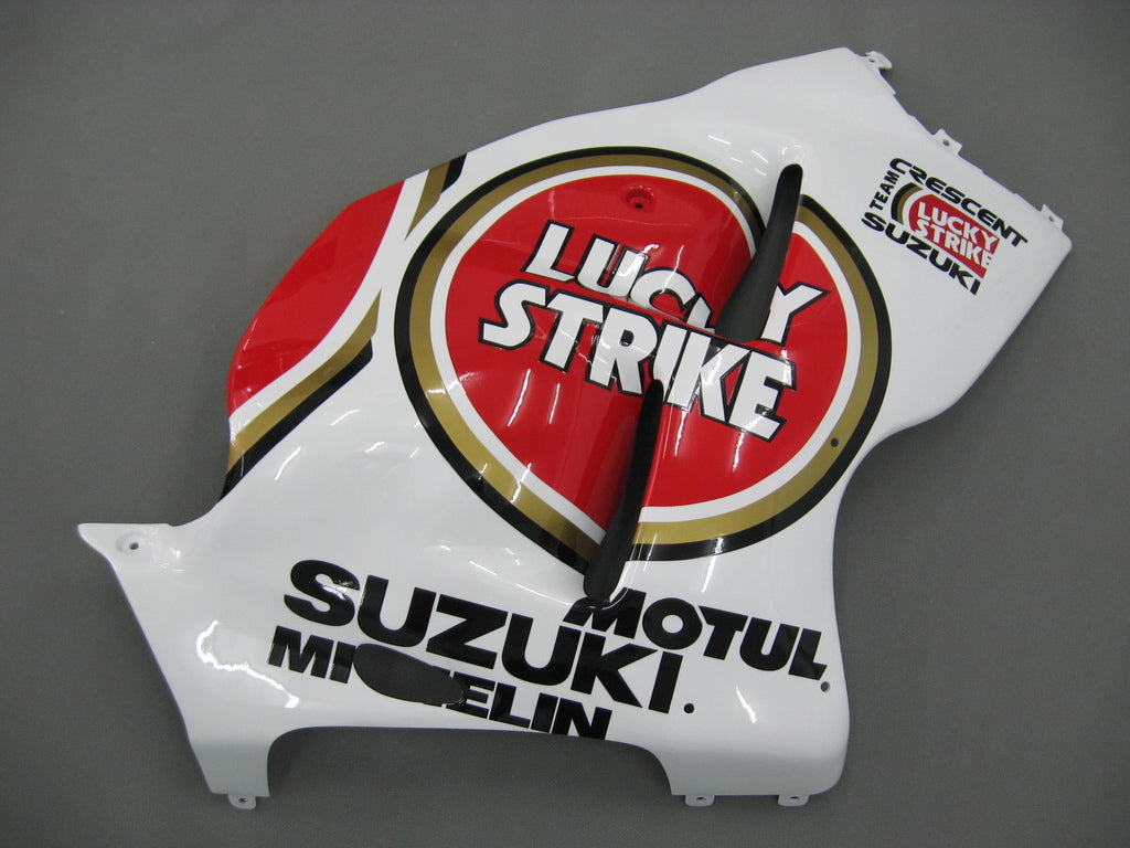 1999-2007 Suzuki GSX1300 Hayabusa Amotopart Fairings White & Red Lucky Strike Racing