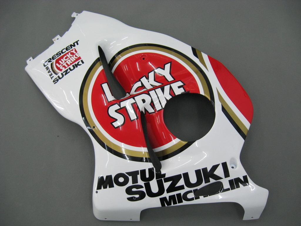 1999-2007 Suzuki GSX1300 Hayabusa Amotopart Fairings White & Red Lucky Strike Racing