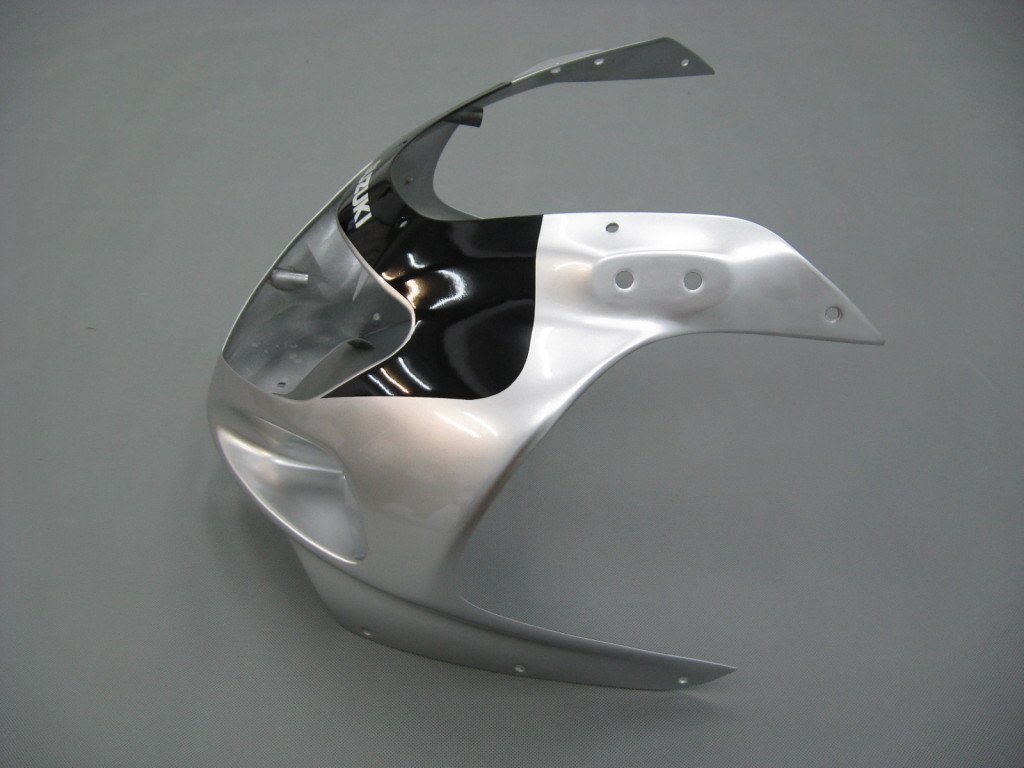 2001-2003 Suzuki GSXR 600 Amotopart Fairings Silver 2-Tone GSXR Racing