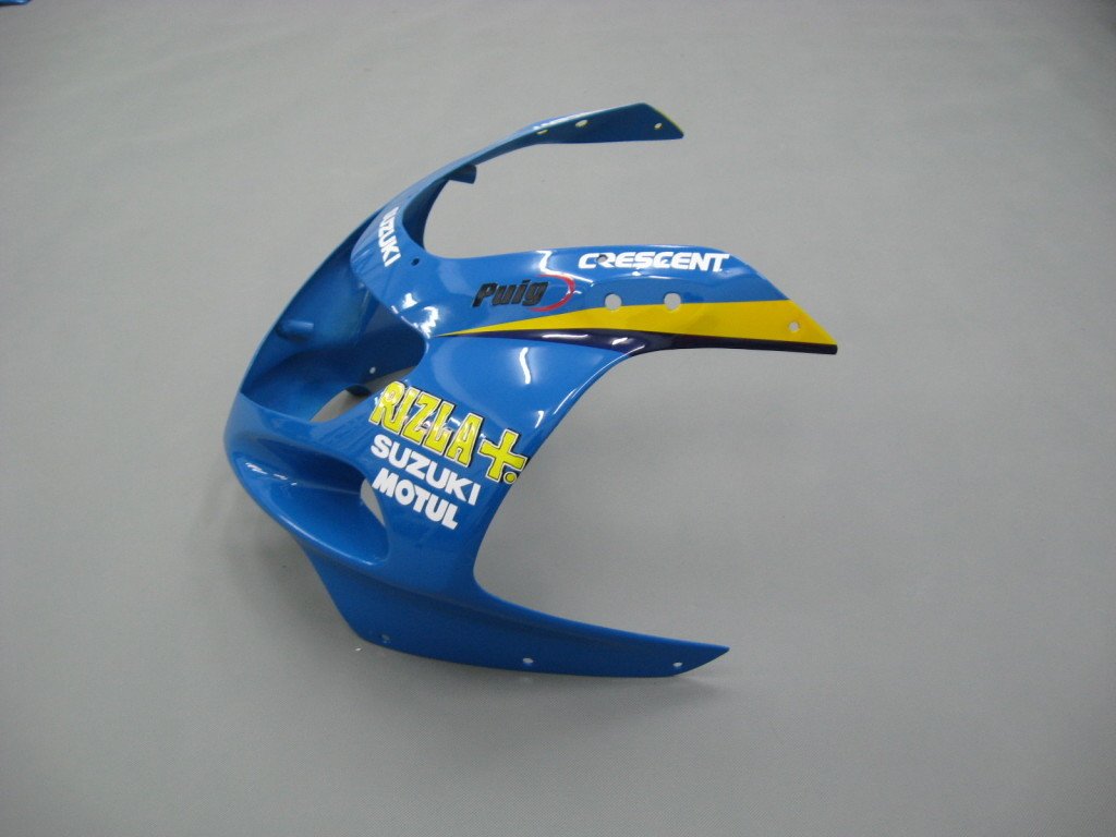 2001-2003 Suzuki 600 GSXR Racing Blue Black Fairing Kit by Amotopart Fairings