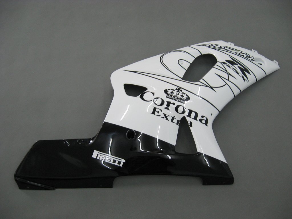 2001-2003 Suzuki GSXR 600 Amotopart Fairings White Black Alstare Corona GSXR Racing