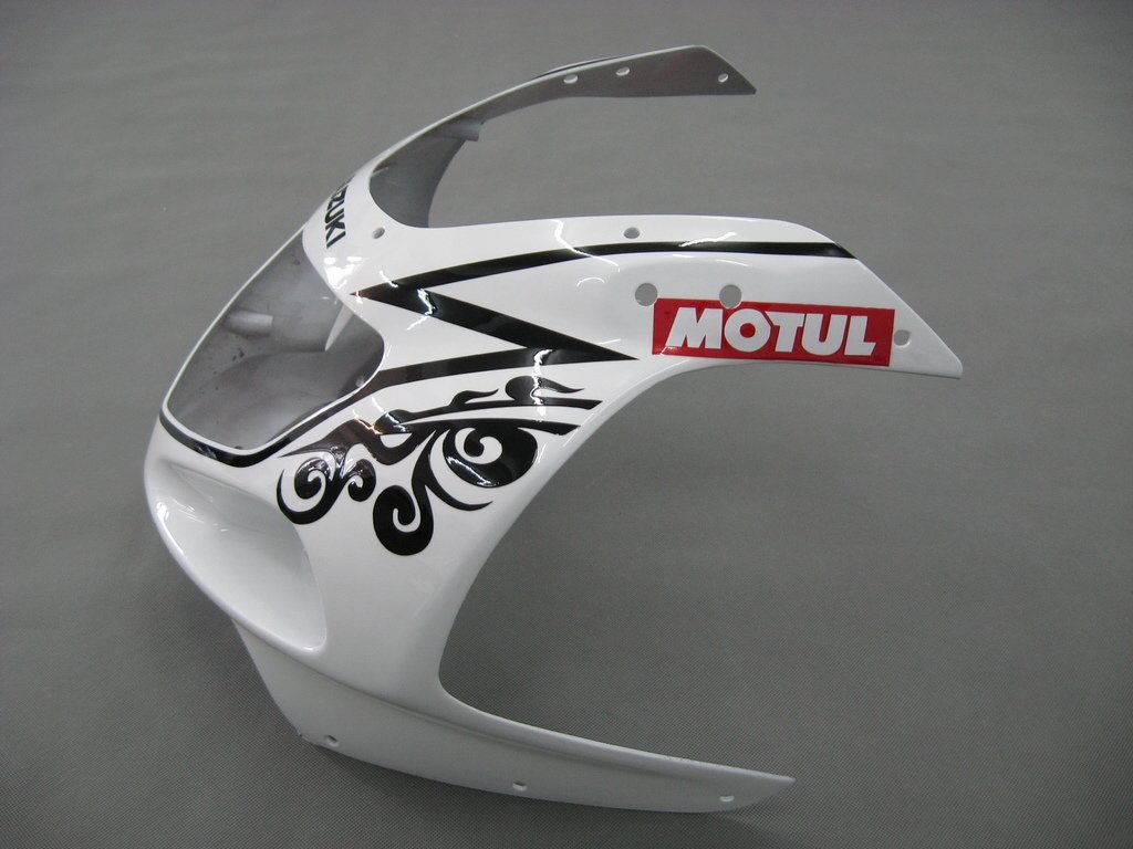 2001-2003 Suzuki GSXR 600 Amotopart Fairings White Black Alstare Corona GSXR Racing