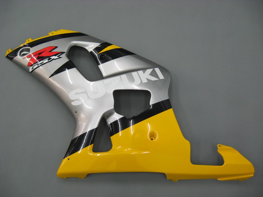 2001-2003 Suzuki GSXR 600 Amotopart Fairings Yellow & Silver GSXR Racing